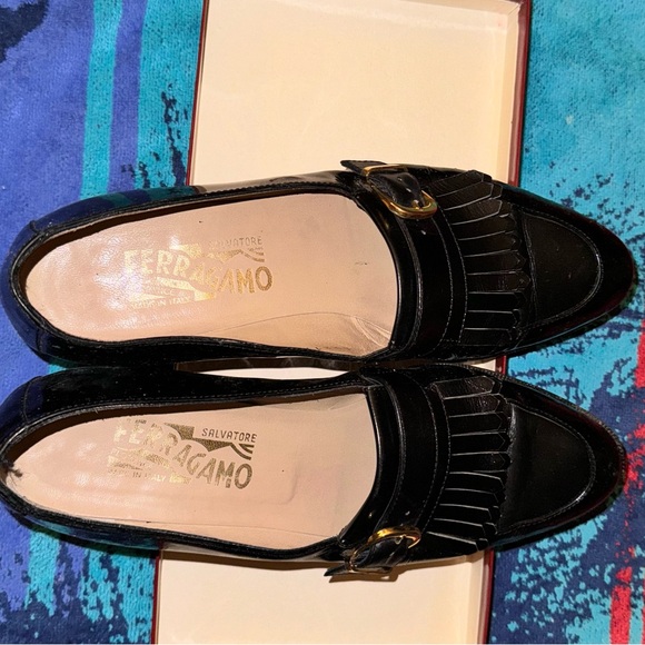 1950s-1960s Salvatore Ferregamo Quaker Oxford Dress Up Shoes - Picture 2 of 16